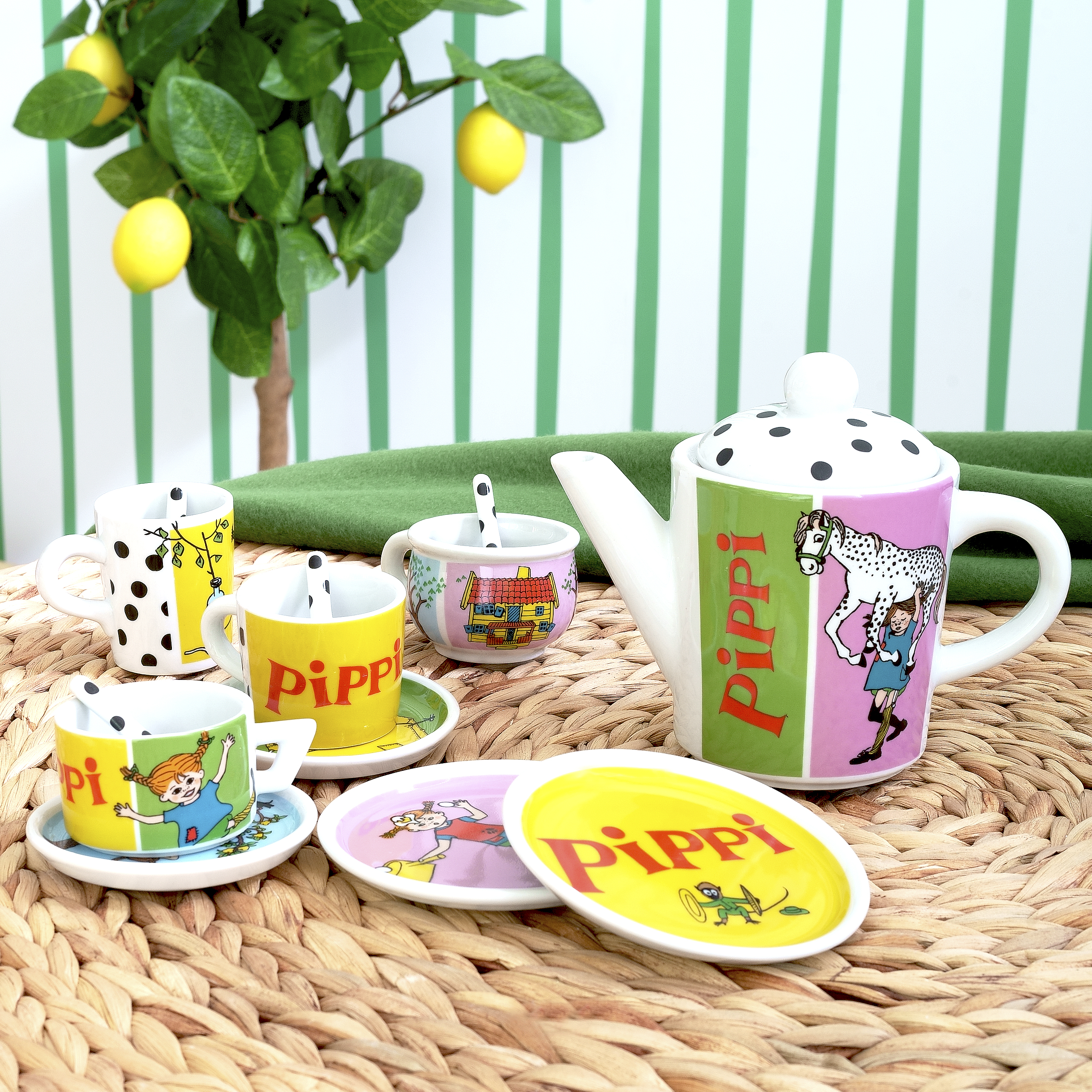 Pippi pippi kids tea set